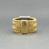 Estate Roberto Coin 18K TT Gold Diamond Primavera Necklace, Bracelet, Earring, & Ring Set