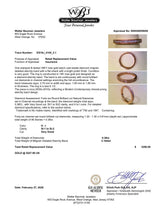 Estate 18K R Gold 0.38ctw H-I/SI1-2 Diamond Eternity Ring