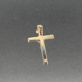Estate 14K Y Gold 23.4mm Crucifix Pendant