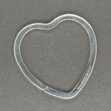 Estate Tiffany & Co. SS Heart Split Key Ring