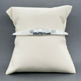 Estate SS Hammered Norway Bangle Bracelet