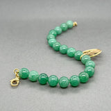 Estate Tiffany & Co. Picasso 18K Y Gold 75.50ctw Aventurine Villa Beaded Bracelet