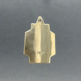 Estate 14K Y Gold 0.03ctw H/SI1-2Diamond Christ Head Pendant