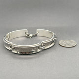 Estate Tiffany & Co. SS Titanium 1837 Link Bracelet