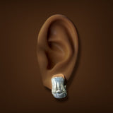 Estate John Hardy SS Bamboo Huggie Earrings