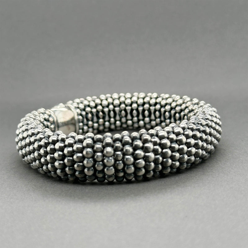 Estate Lagos SS 18 Signature Beaded Caviar Bracelet