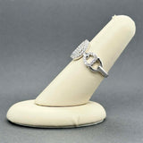 Estate 14K W Gold 0.75ctw I-J/VS2-SI2 Diamond Cocktail Ring