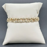 Estate 13K Y Gold Charm Bracelet