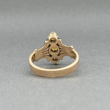 Estate 14K R Gold Antique Pearl Ring
