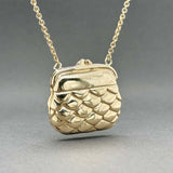 Estate Lumiere 14K Y Gold 0.67ctw Diamond Purse Pendant