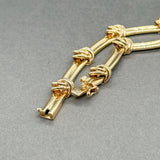 Estate 14K TT Gold 1.55ctw G-H/VS2-SI1 Diamond Necklace