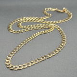 Estate 14K Y Gold 5.6mm 23.75” Curb Link Chain
