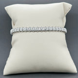 Estate 14K W Gold 2.24ctw I-J/I1-2 Diamond Tennis Bracelet