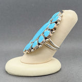 Estate SS Turquoise Cocktail Ring