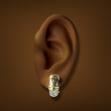 Estate David Yurman SS 14 Metro Clip Earrings