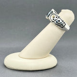 Estate SS 18 Hematite Ring