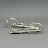 Estate John Hardy SS 1.76ct Topaz Kali Lava Drop Earrings
