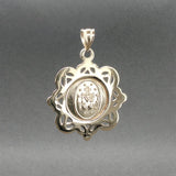 Estate 14K Y Gold Miraculous Medal Pendant