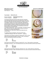 Estate 18K TT Gold 2.91ctw H-I/SI1-2 Diamond Necklace