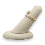 18K Y Gold 0.79ctw G/VS2 Open Diamond Ring