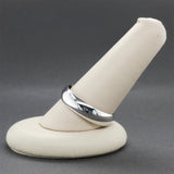 Estate 14K W Gold 5.90mm Polished Ring