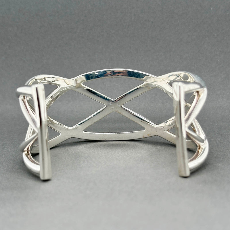 Estate Tiffany & Co. SS Celtic Knot Cuff Bracelet