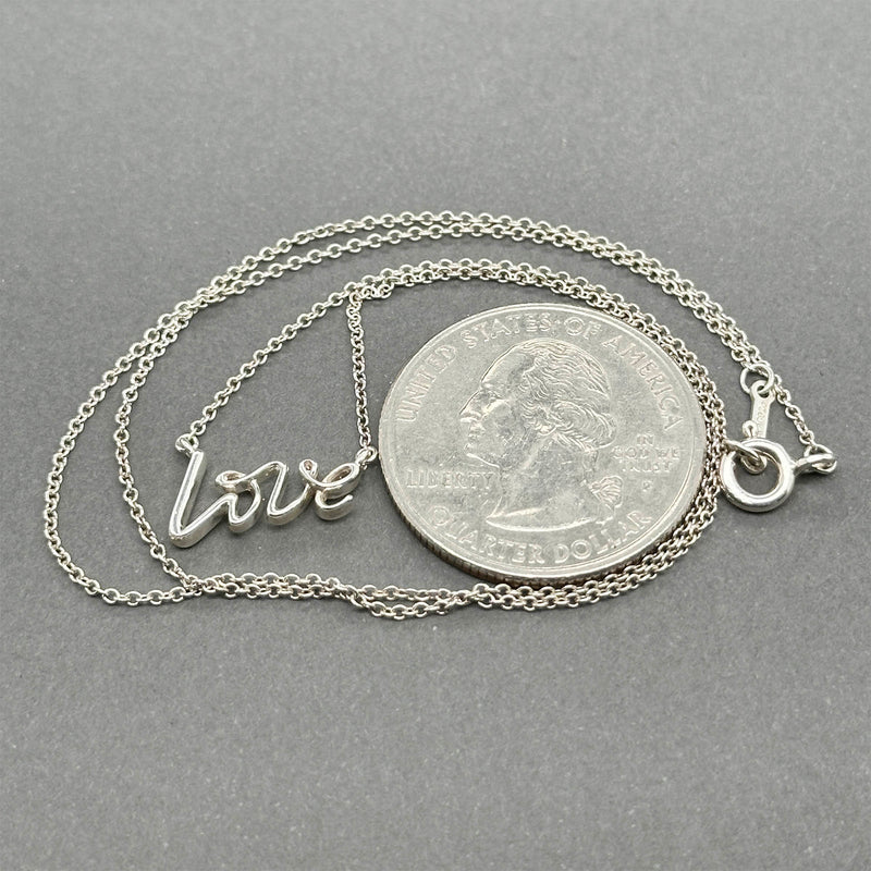 Estate Tiffany & Co. SS Picasso Love Graffiti Necklace