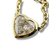 YGP Sterling 0.95ctw  E/VS1 Lab Created Heart Diamond Pendant