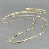 Estate 14K Y Gold 2.33mm 24” Anchor Chain