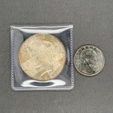 Estate 0.9 Silver 1922 US Peace Dollar Coin Choice Gem Uncirculated with Tape Toning UNC