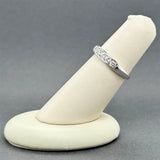 Estate 14K W Gold 1.05ctw Diamond Anniversary Ring