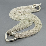Estate Tiffany & Co. SS Multistrand Heart Necklace