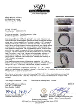 Estate 14K W Gold 1.23ctw I-K/SI1-I2 Diamond Ring