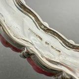 Estate Judith Ripka SS 22.24ctw Jadeite Cuff Bracelet