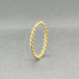 Estate Tiffany & Co. 18K Y Gold Rope Ring