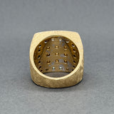 Estate 14K Y Gold 3.33ctw G-H/SI1-2 Diamond Men’s Cocktail Ring