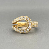 Estate Di Modolo 18K Y Gold 0.80ctw Diamond Ring