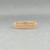Estate 14K R Gold Filigree Ring