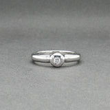 Estate 14K W Gold 0.08ct I/I1 Diamond Ring