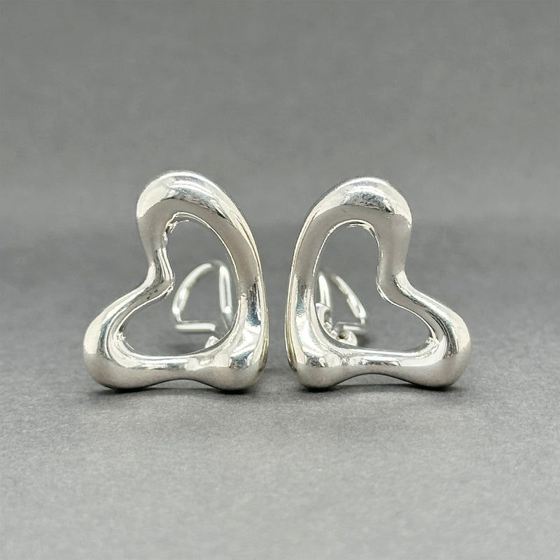 Estate Tiffany & Co. Sterling Silver Vintage Peretti Open Heart