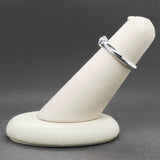 Estate 14K W Gold 0.08ct I/I1 Diamond Ring