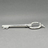 Estate Tiffany & Co. SS Large Oval Key Pendant