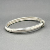 Estate Slane & Slane SS Diamond Bangle Bracelet