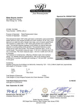 Estate 14K W Gold 0.25ctw F-G/I1 Diamond Circle Pendant