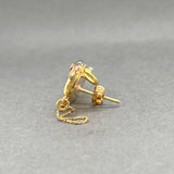 Estate 18K Y Gold Kirpan Lapel Pin