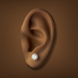 14K W Gold 1.50ctw F/VS1 Lab-Created Diamond Martini Set Earrings