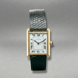 Estate Cartier 18K Y Gold Tank Louis Women’s Quartz Watch Ref#78086
