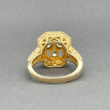 Estate 18K Y Gold 0.89ctw H/SI1-2 Diamond Cocktail Ring