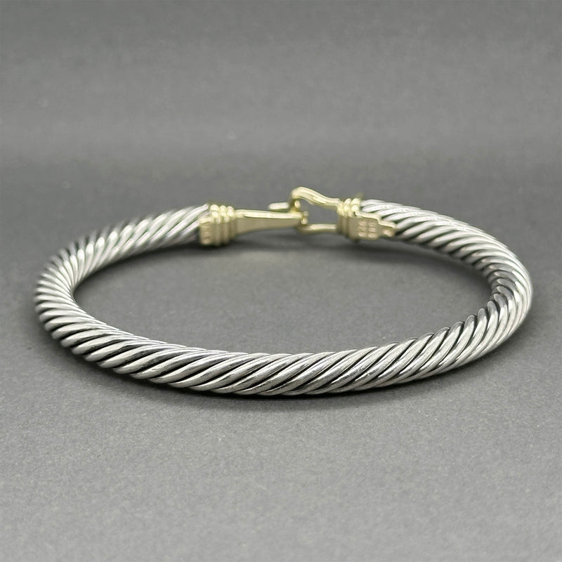 Estate David Yurman SS 14 Buckle Classic Bracelet