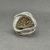 Estate SS 0.40ctw H-I/VS2-SI1 Diamond Infinity Ring